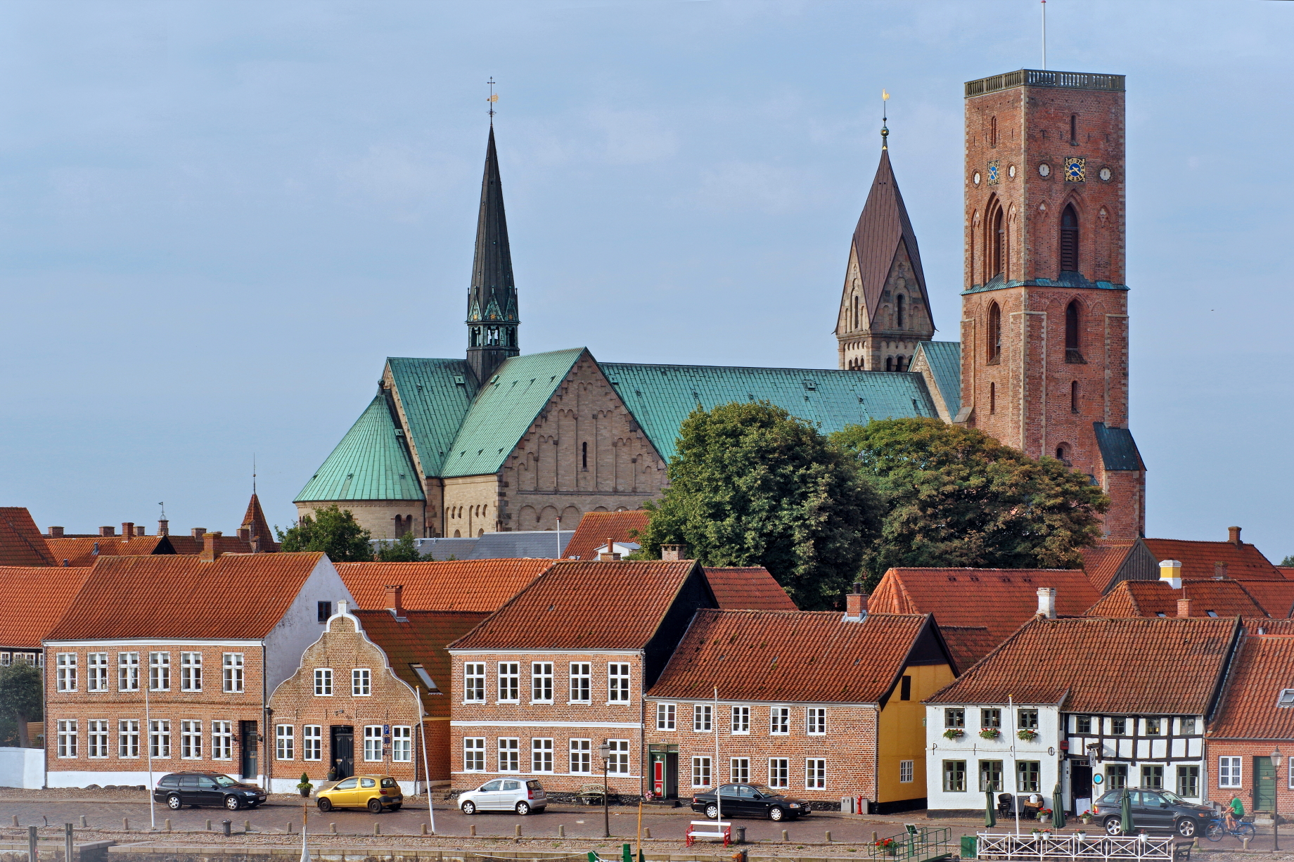 Ribe Stadtpanorama von Hans Klüche